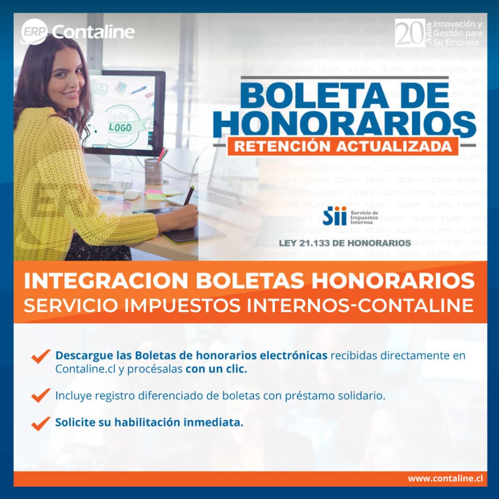 Integración Boletas De Honorarios Sii Contaline 0687